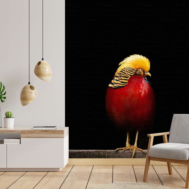 Naadloos behang Gouden Fazant